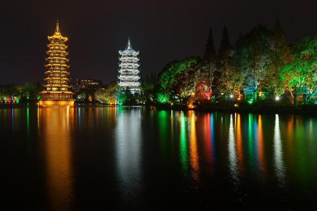 Sun and Moon Pagodas